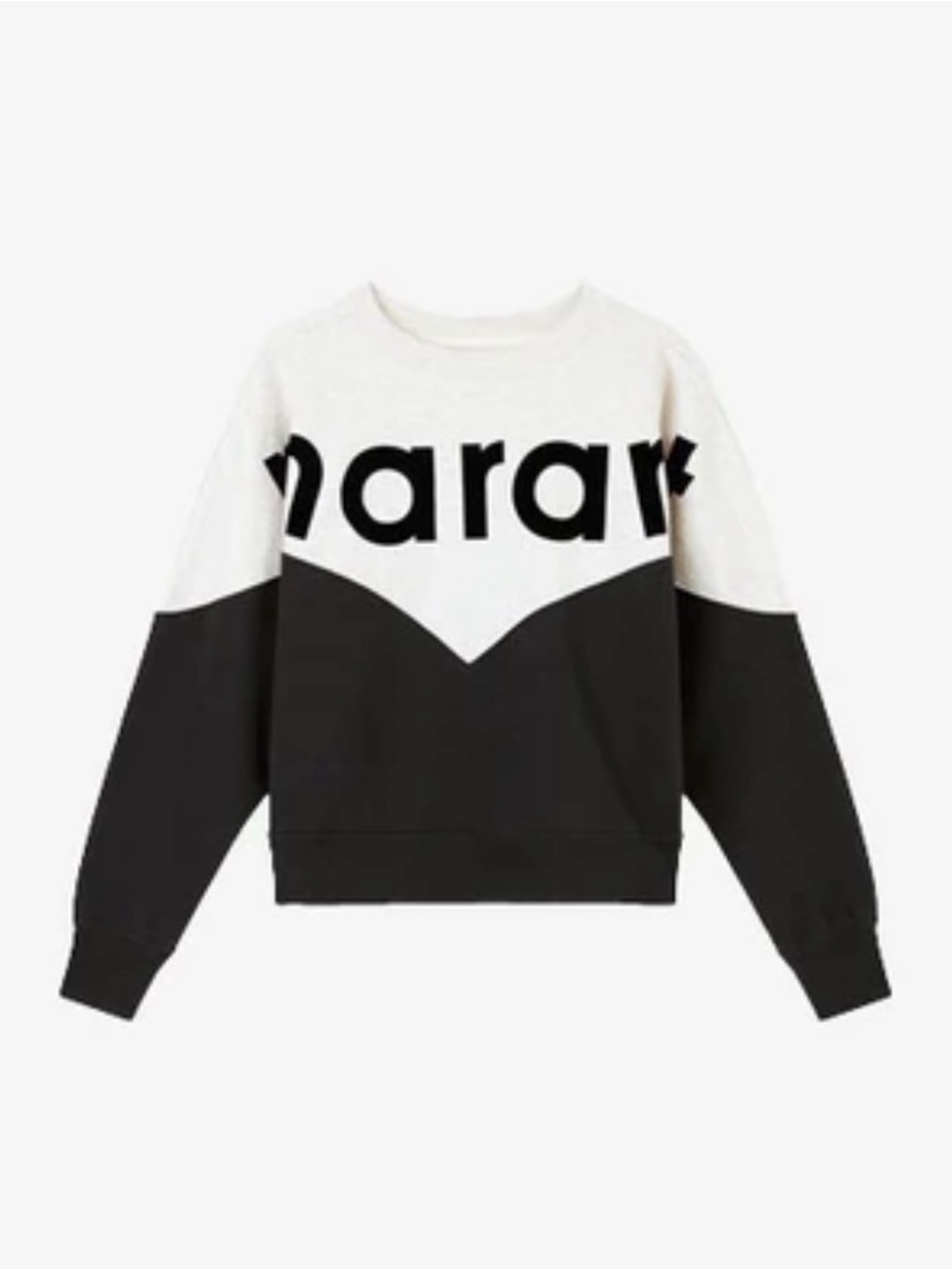 NWOT HOUSTON SWEATSHIRT houston two-tone logo sweatshirt ISABEL MARANT 32/2